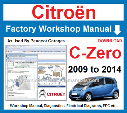 Citroen C-Zero Workshop Repair Manual Download
